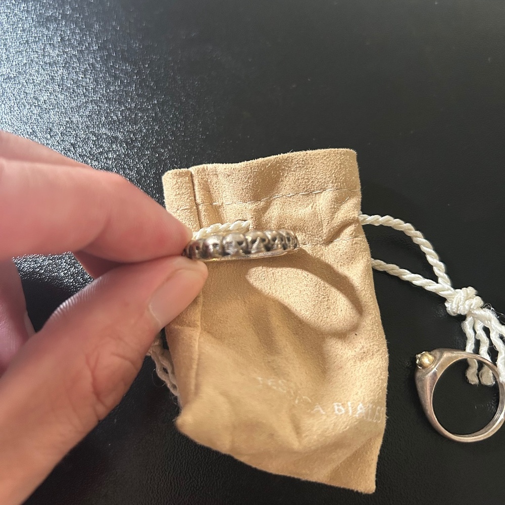 Men skull rings silver signet pinky ring The Great Frog